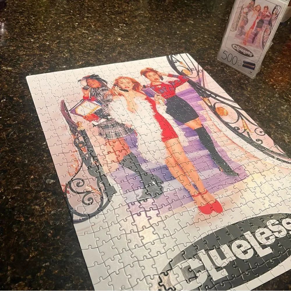 500 Piece Clueless Puzzle - Game - Clueless Movie Poster Puzzle - 500 Pieces